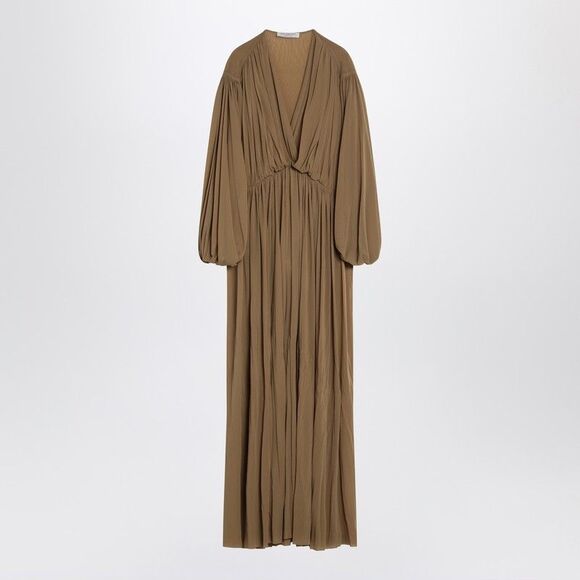 Philosophy Long Beige Jersey Dress Women